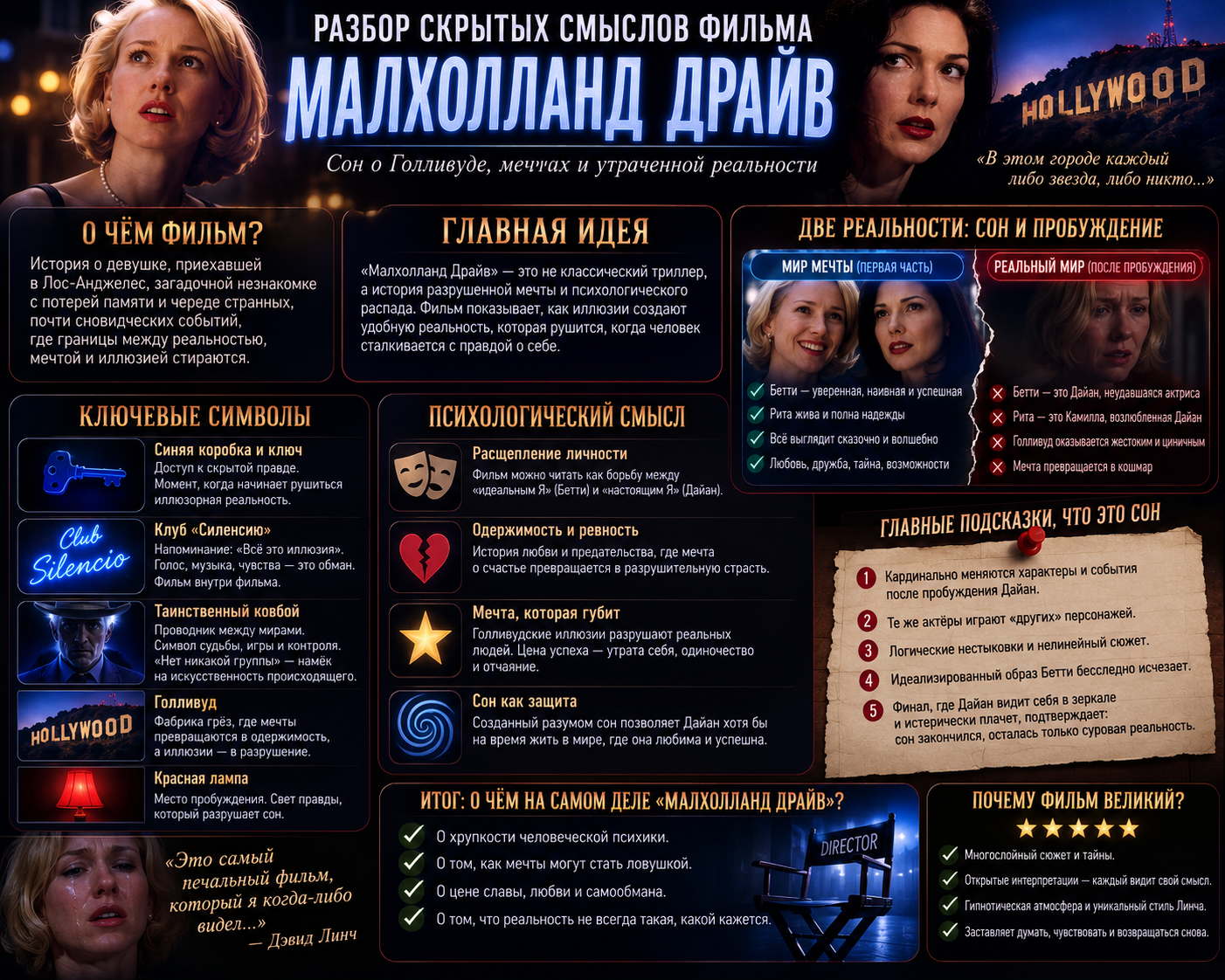 Скрытые смыслы «Малхолланд Драйв»