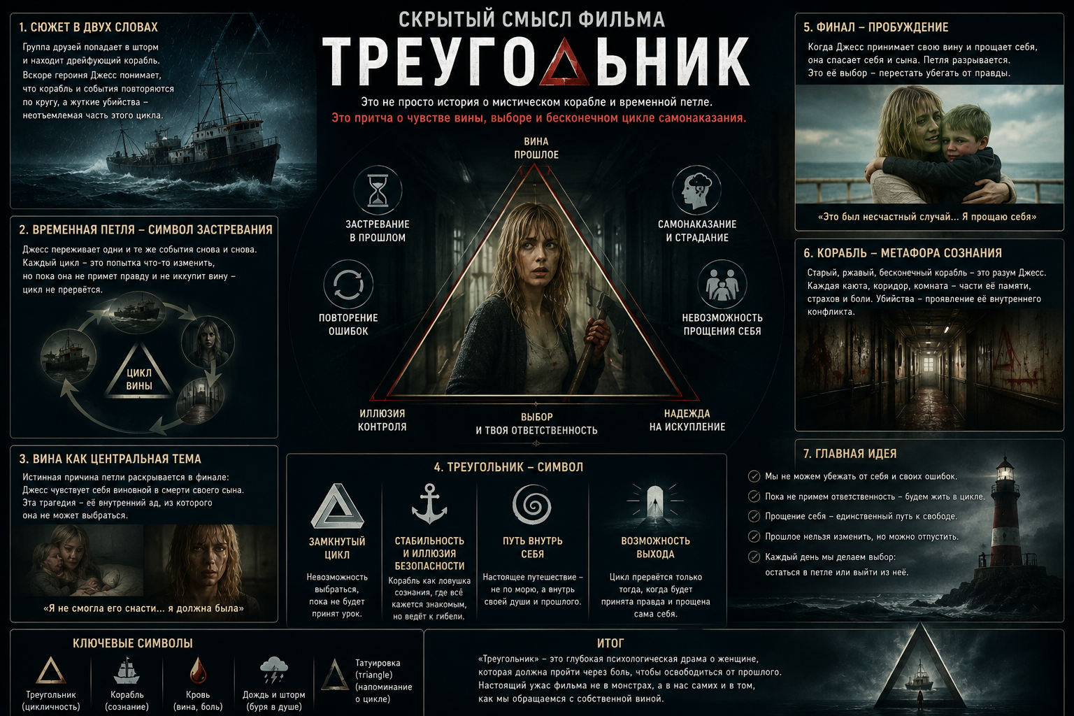 скрытые смыслы в фильме Треугольник
